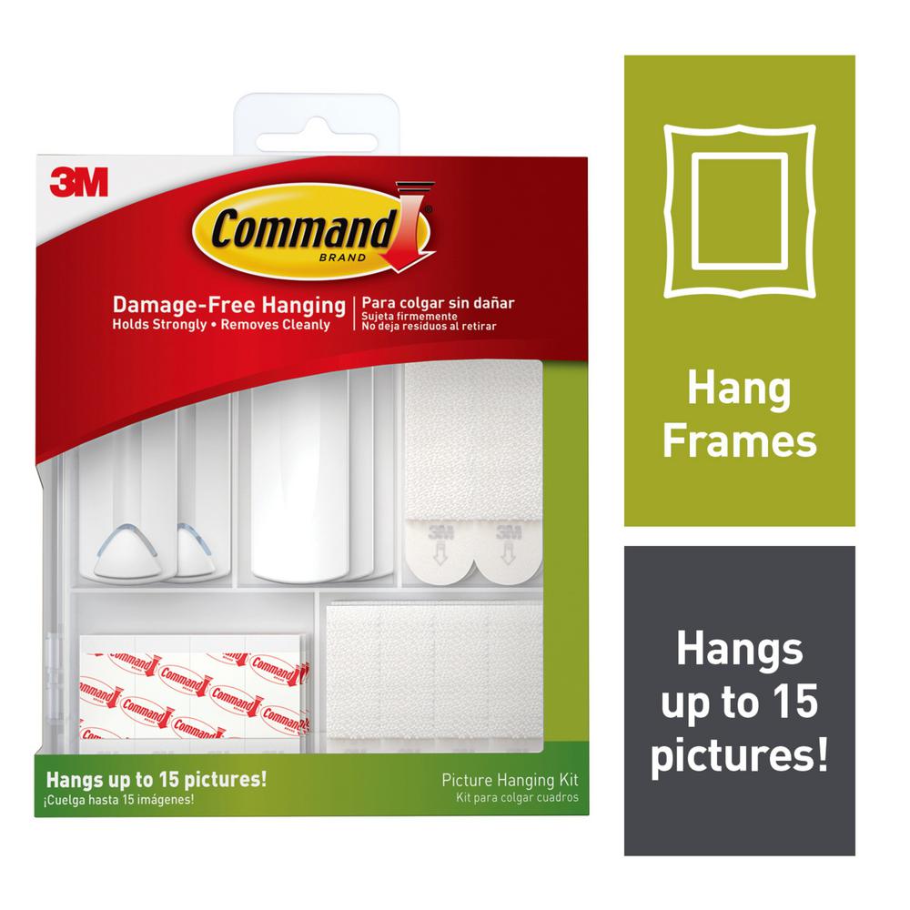 Command Picture Hanging Kit 17213 Es The Home Depot Picture Hanging Kit