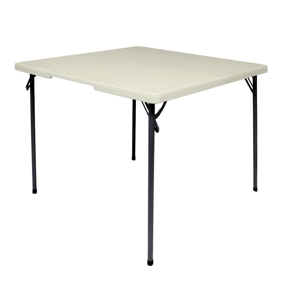 Enduro 48 In Earth Tan Plastic Portable Crawlfish Table Ta48fcf01 Earth Tan Folding Table