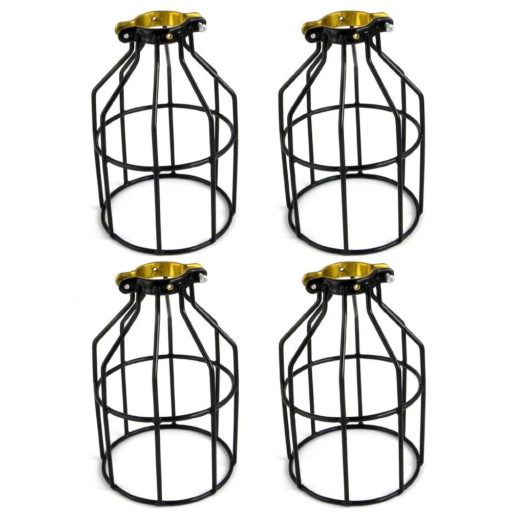 Adamax Metal Lamp Guard for String Light and Lampholder (4-Pack) by Adamax