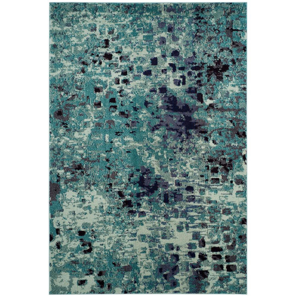 Safavieh Monaco Light Blue Multi 4 Ft X 6 Area Rug