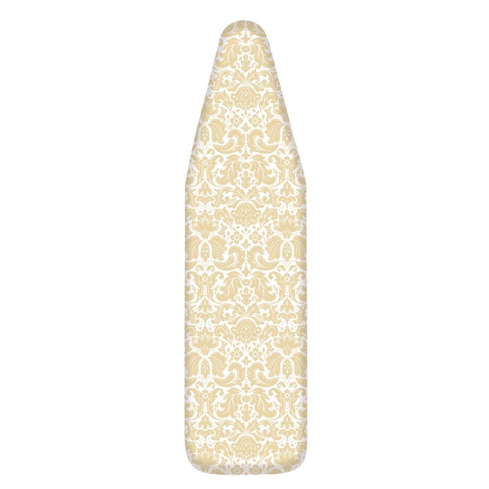 HOMZ Ironing Board Replacement Cover and Pad, Wide Top Board, Yellow