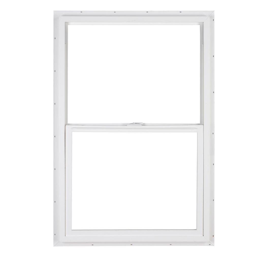 TAFCO WINDOWS 24 in. x 30 in. Single Hung Vinyl Window - White ...