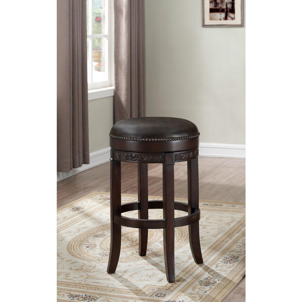 American Heritage Billiards Portofino 30 In Sierra Swivel Cushioned Sierra Swivel Cushioned Bar Stool
