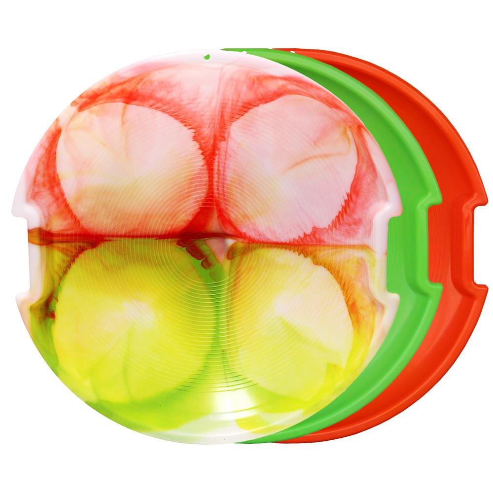 Emsco ESP Series 26 inch Day Glow Sno Racer Disc Snow Sleds in Tie-Dye, Neon... by Emsco
