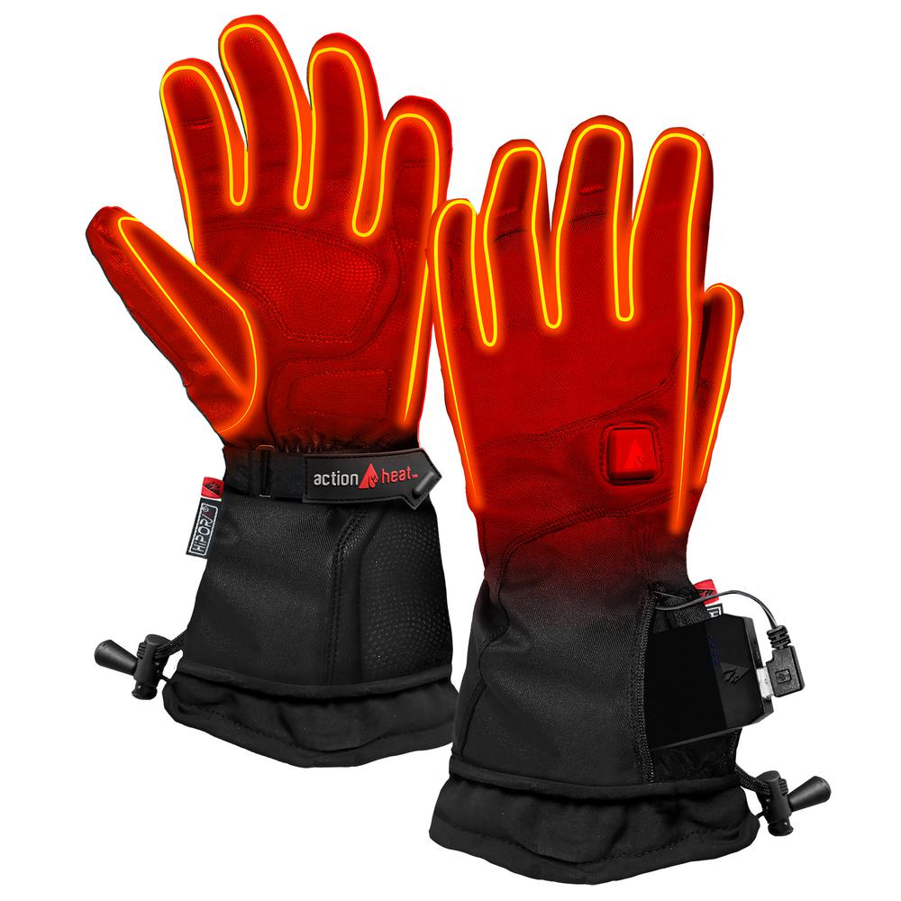 ActionHeat 5V Battery Heated Men's Premium Gloves - Black XXL