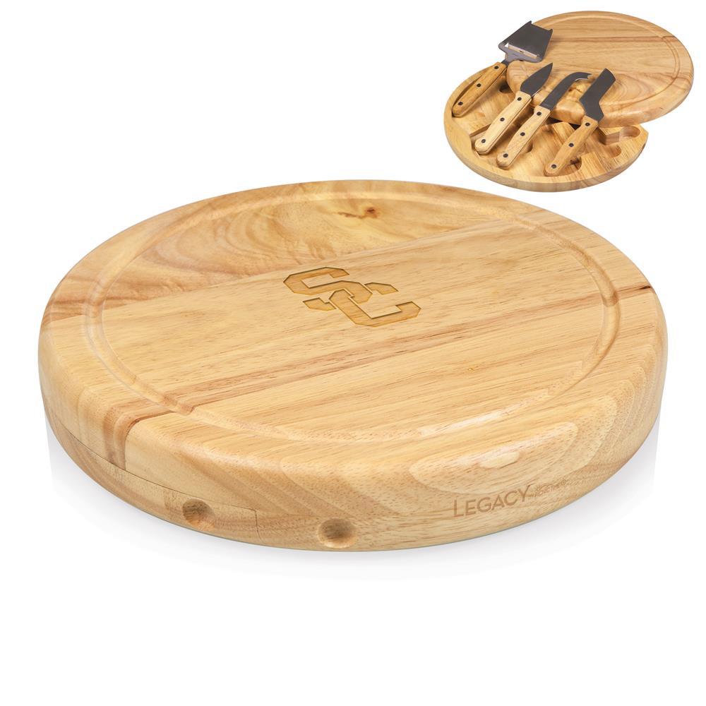 Toscana Usc Trojans Circo Wood Cheese Board Set With Tools 854 00 Usc Trojans Circo Wood Cheese Board Set