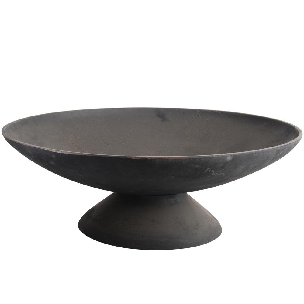 Esschert Design Fancy Flames 23 In X 8 In Round Cast Iron Wood