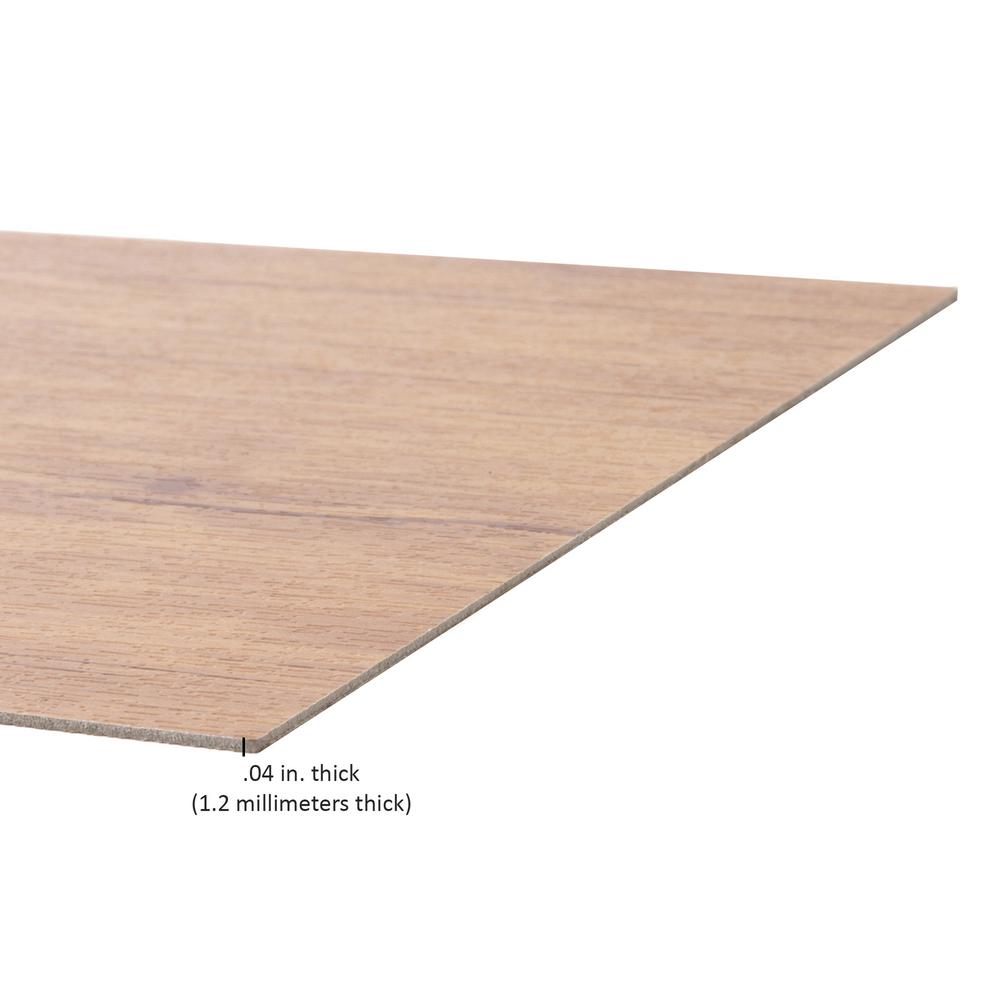 Floor Planks Do it Yourself Peel N Stick Vinyl Wood Look Planks 6 x 36, Saddle