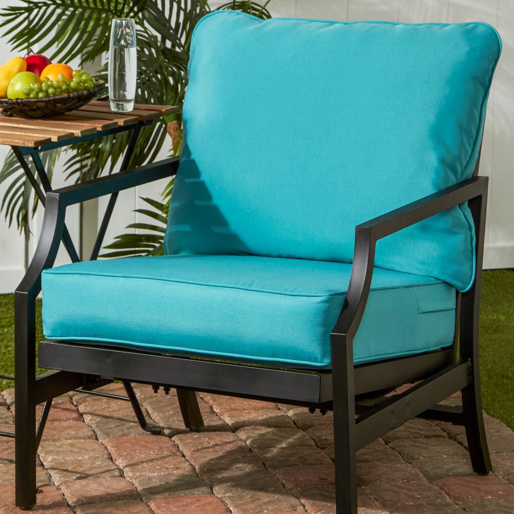 Greendale Home Fashions Solid Teal 2 Piece Deep Seating Outdoor Lounge Chair Cushion Set Oc7820 The Depot - Thomasville Patio Furniture Replacement Cushions Greendale Home Fashions Solid Teal 2 Piece Deep Seating Outdoor Lounge Chair Cushion Set Oc7820 The Depot - Thomasville Patio Furniture Replacement Cushions