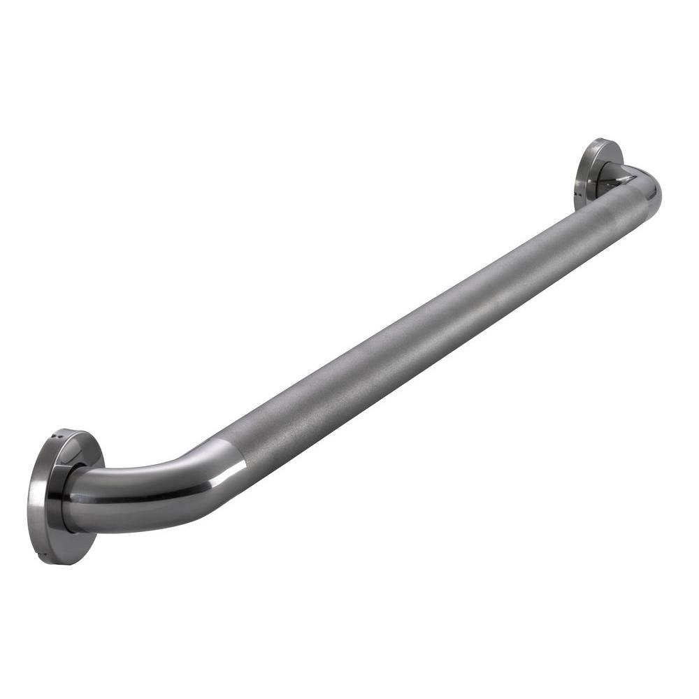 Glacier Bay 42 in. x 11/2 in. Concealed Peened Grab Bar in Polished