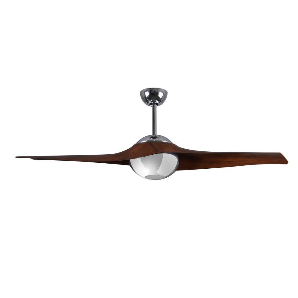 Radionic Hi Tech Pertoria 60 In 2 Blade Polished Chrome Ceiling Fan Radionic Hi Tech Pertoria 60 In 2 Blade Polished Chrome Ceiling Fan