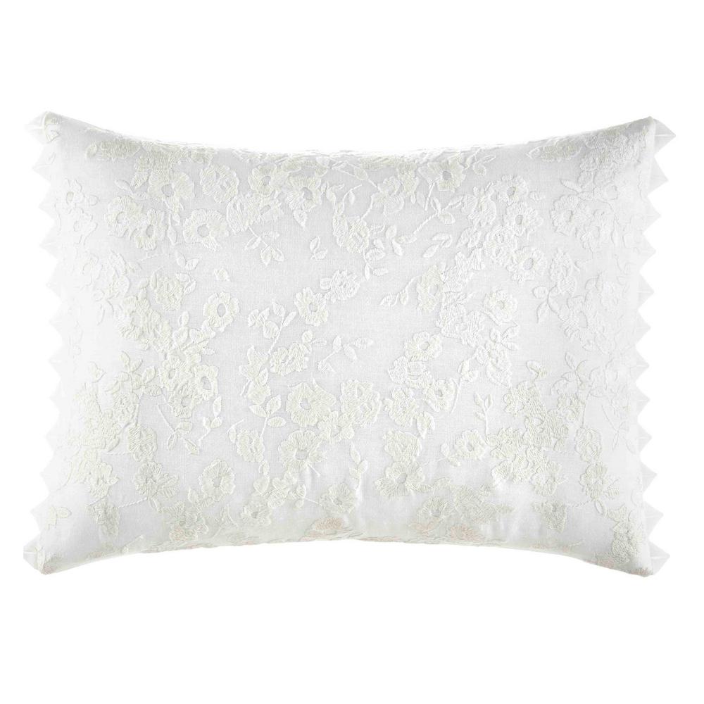 Featured image of post Laura Ashley Ruffled Garden Throw Pillow The laura ashley ruffled garden sham features bands of appliqued ruffles that form a geometric pattern layered on an ivory ground