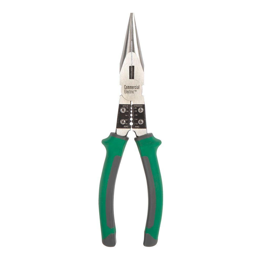 8 in. MultiPurpose Long Nose PliersCE130201 The Home Depot