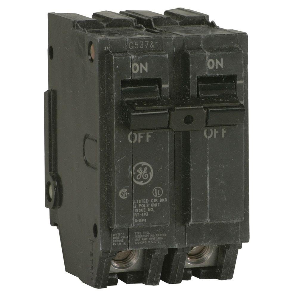 GE QLine 200 Amp 2 in. DoublePole Circuit BreakerTQDL21200 The
