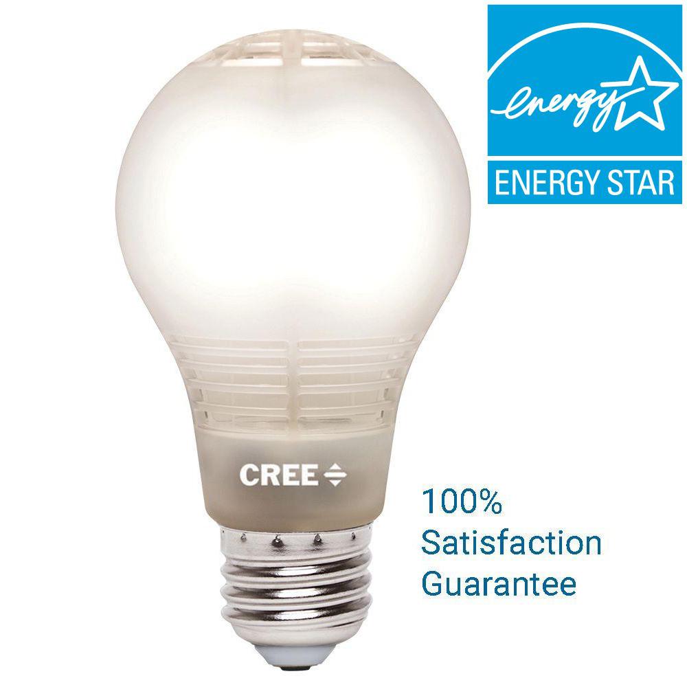 Cree 40W Equivalent Soft White A19 Dimmable LED Light Bulb with 4 ...