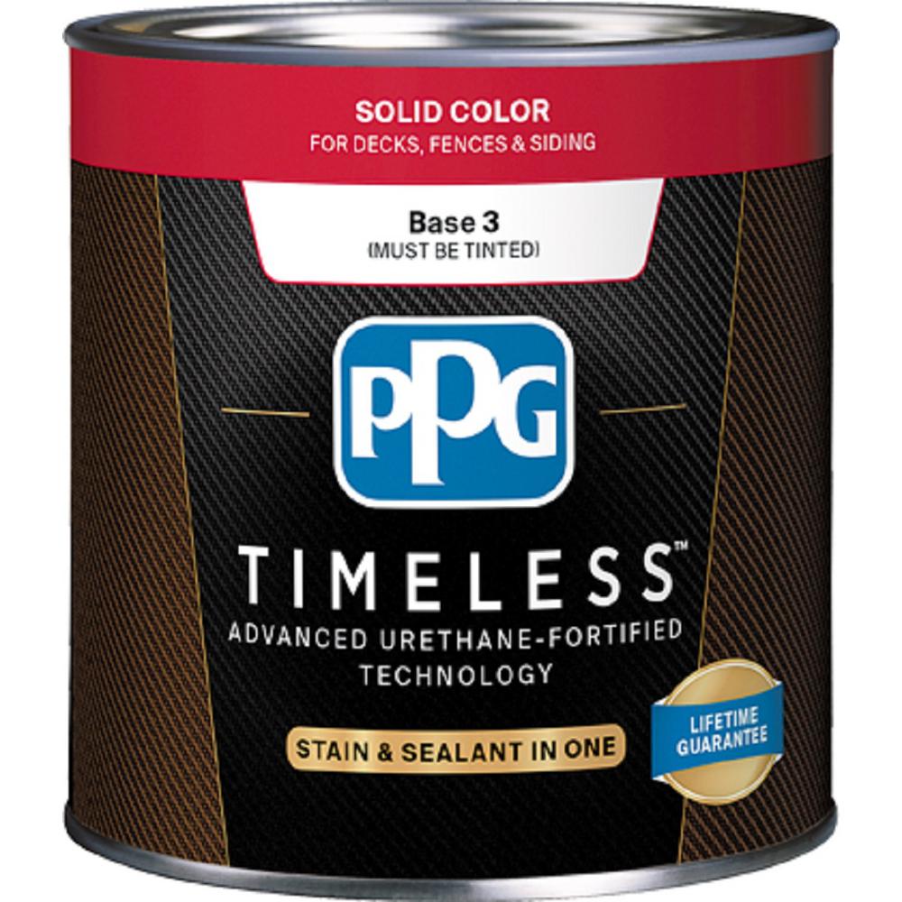 PPG ProLuxe 1 gal. Deep Base Rubbol Solid Deep Exterior Wood Finish