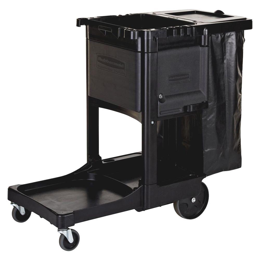 cleaning carts caddies cart janitor rubbermaid depot executive