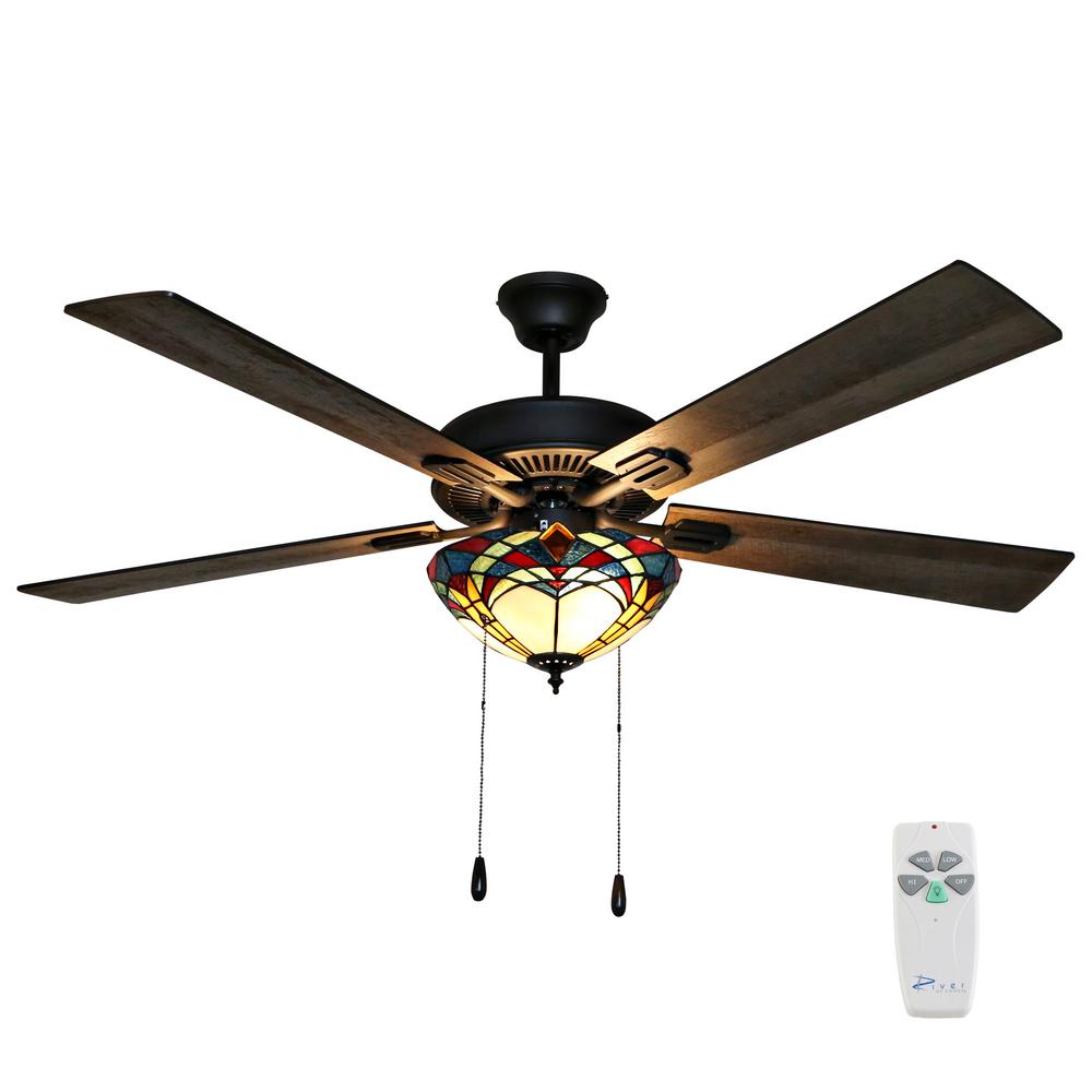 River Of Goods 52 In Silver Punched Metal Ceiling Fan 16554s