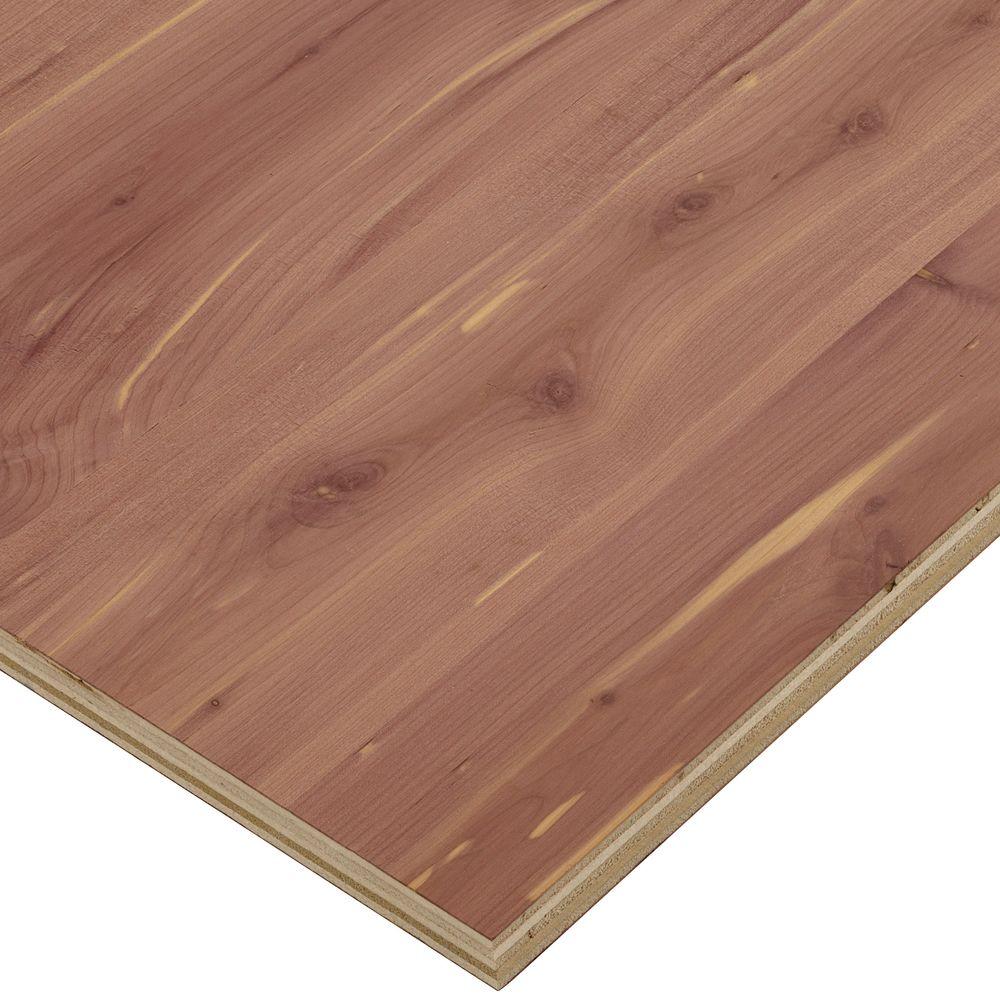 Columbia Forest Products 3/4 in. x 2 ft. x 8 ft. PureBond Aromatic