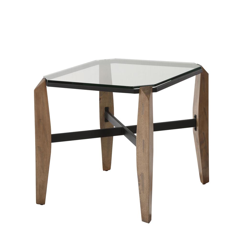 Furniture Of America Jasmina Clear Gl End Table Idf 4164e The Furniture Of America Jasmina Clear Gl End Table