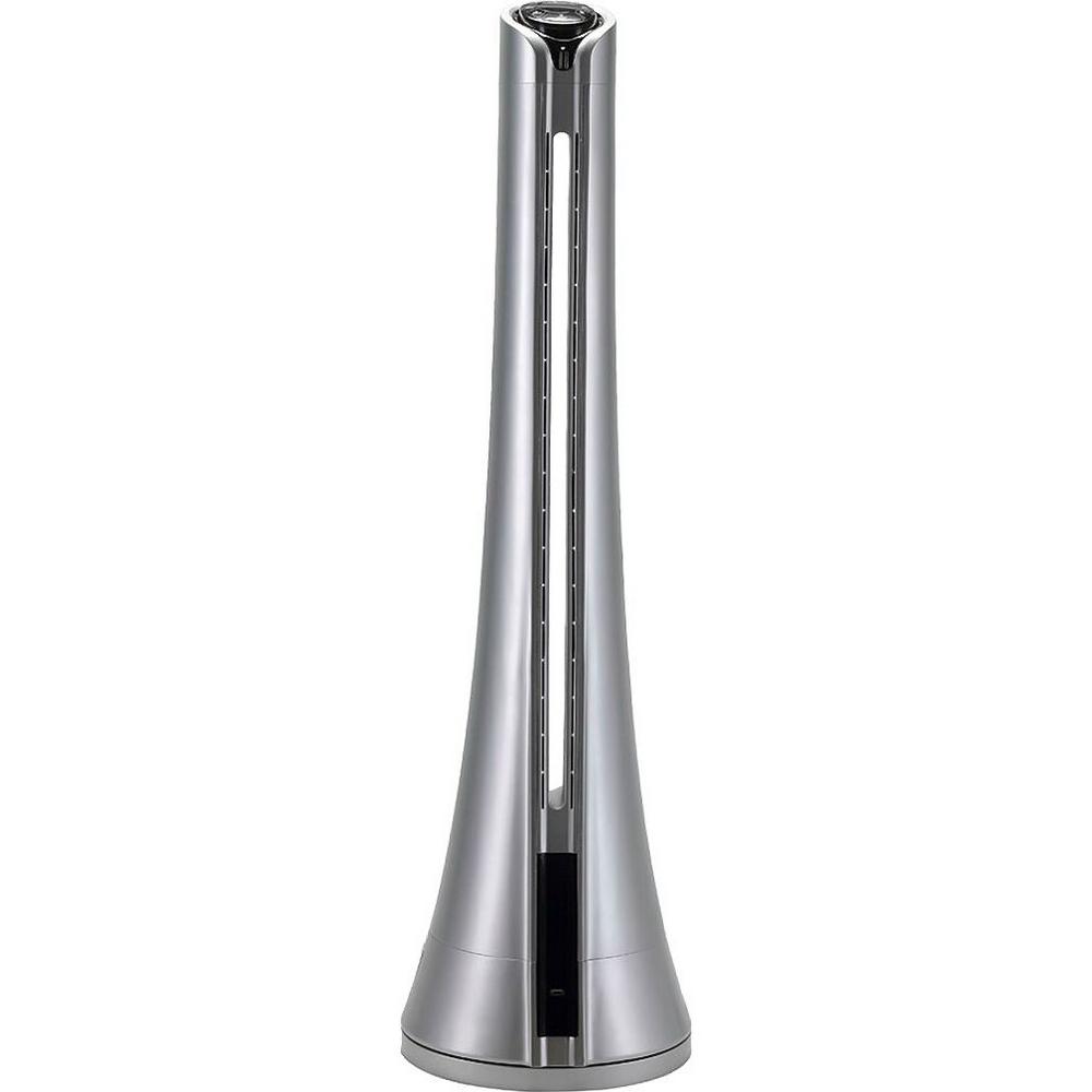 Sharper Image 36 inch Silver Bladeless Tower Fan by Sharper Image