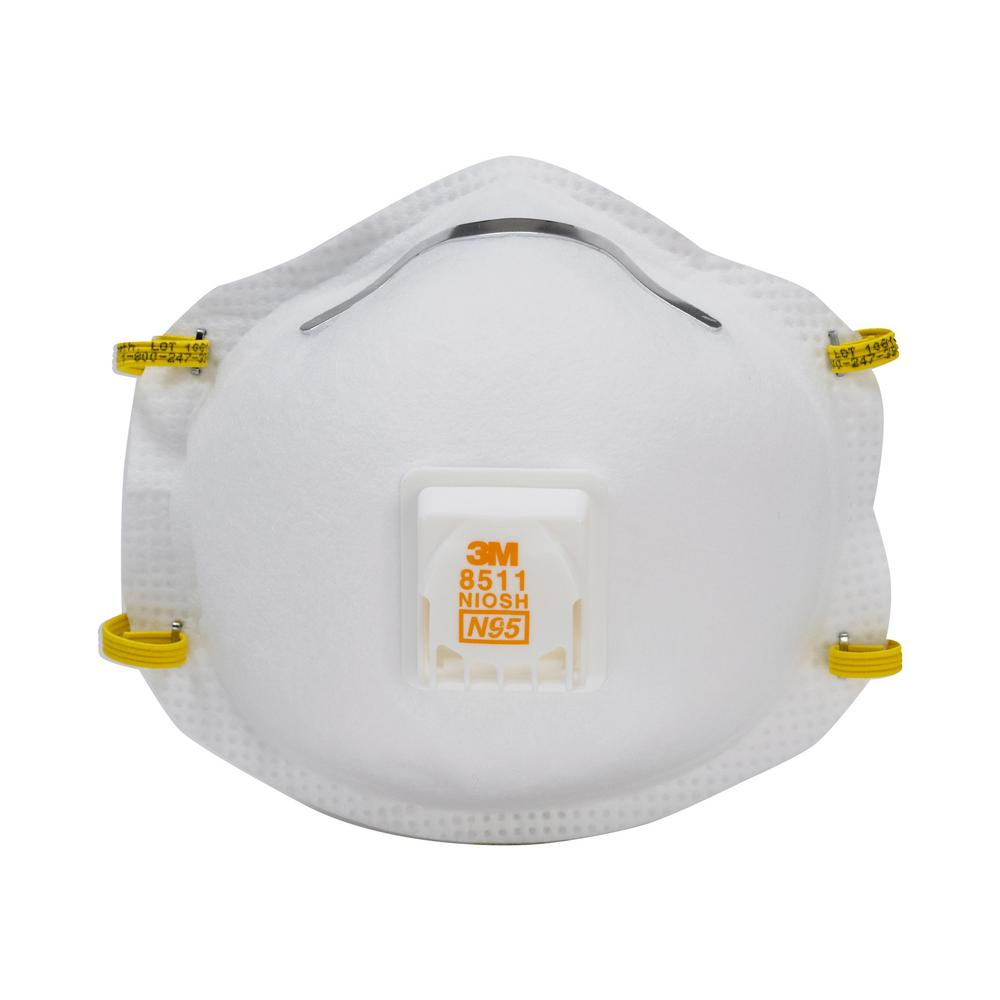 3m pro paint sanding vented respirators 8511 2 masks n95 3m pro paint sanding vented respirators 8511 2 masks n95