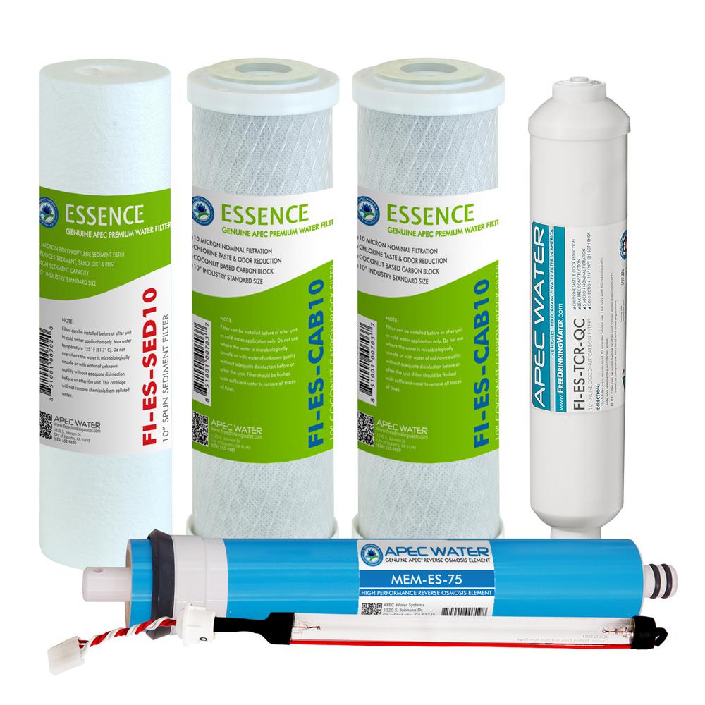 APEC Water Systems Essence Complete 75 GPD Reverse Osmosis UV