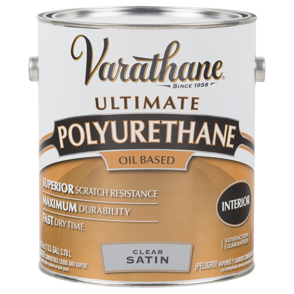 Varathane 1 gal. Clear Satin 275 VOC OilBased Interior Polyurethane