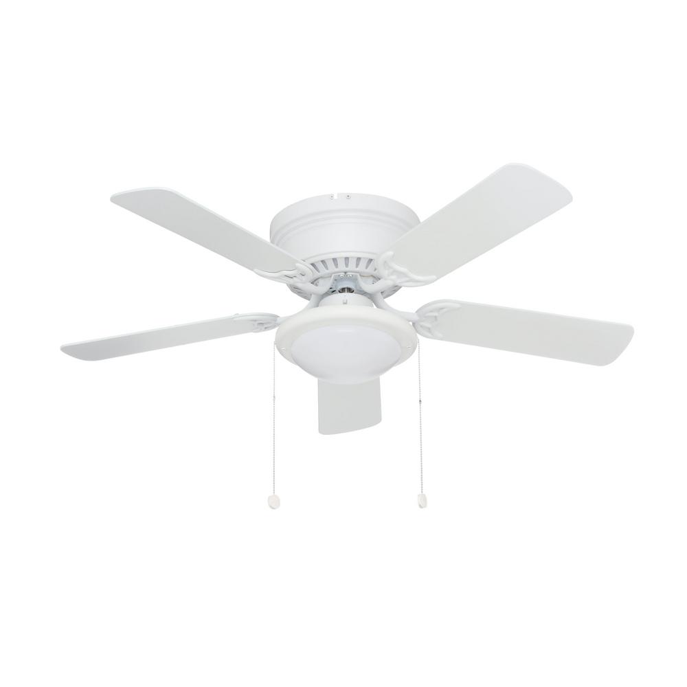 Hugger 44 In Led Matte White Ceiling Fan Al383cp Mwh The Home Depot Led Matte White Ceiling Fan Al383cp Mwh