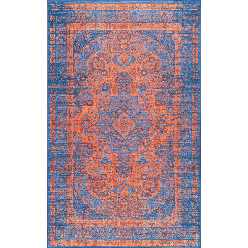 Nuloom Vintage Eneida Navy Blue 5 Ft X 8 Area Rug Mcgz35a 508 Nuloom Vintage Eneida Navy Blue 5 Ft X 8 Area Rug