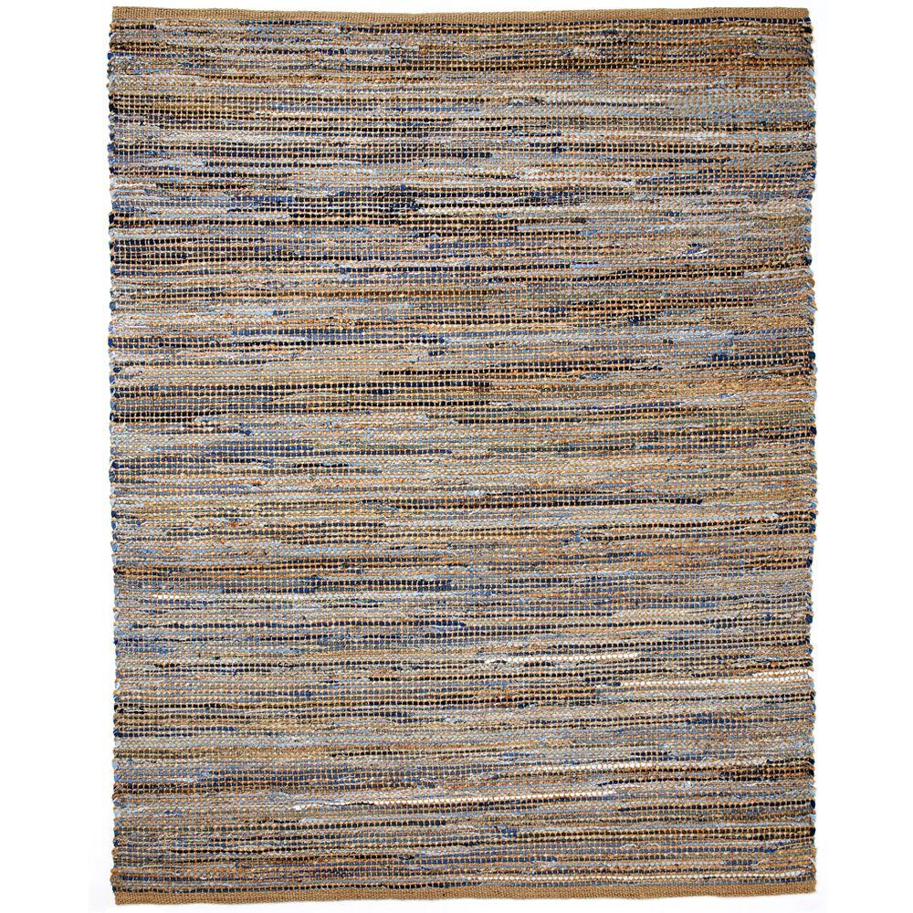 Anji Mountain American Graffiti 8 Ft X 10 Denim And Jute Area Anji Mountain American Graffiti 8 Ft X