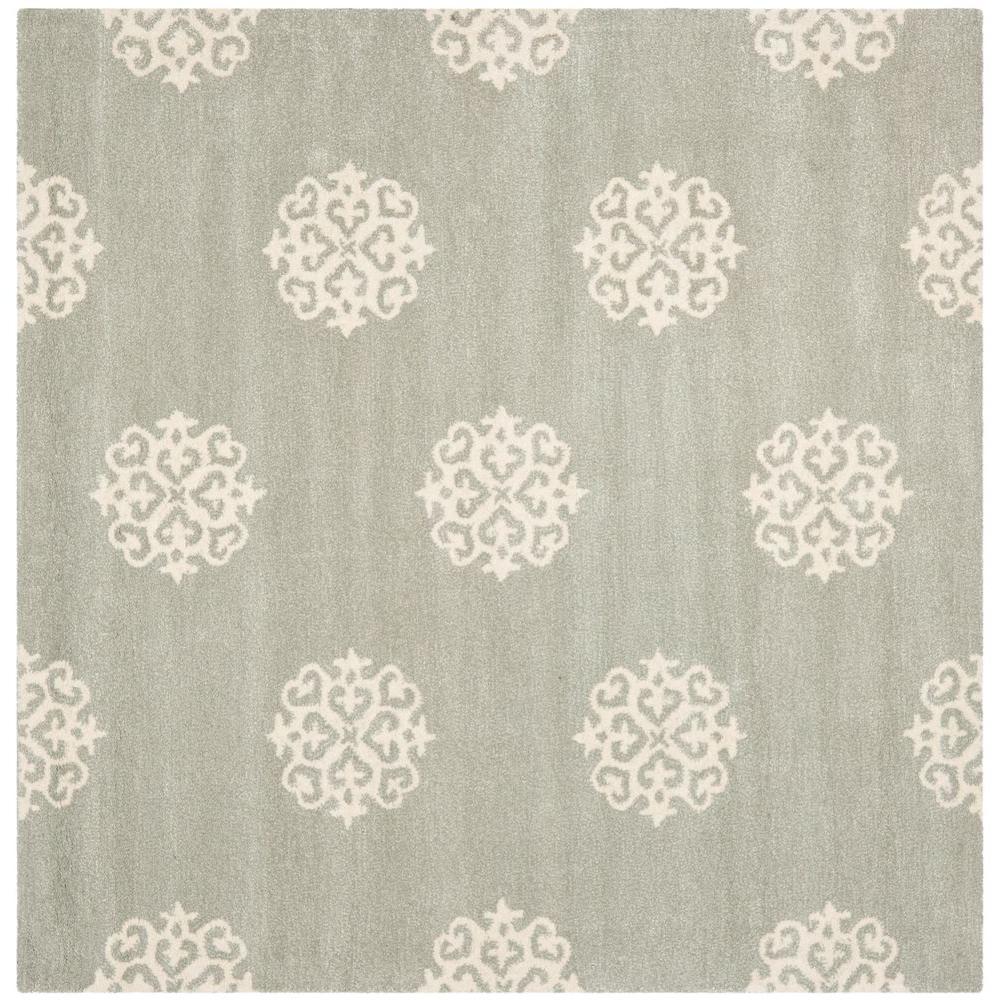 Safavieh Soho Grey Ivory 4 Ft X Square Area Rug