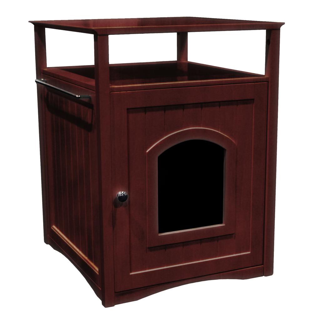 Litter Bo Houses Cat Accessories The Home Depot Espresso Cat Washroom Litter Box Cover