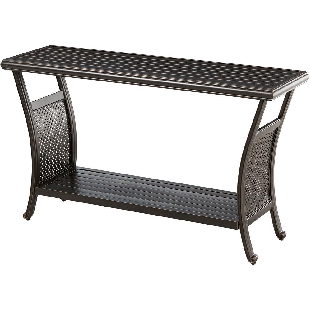 Hanover Traditions Aluminum SlatTop Outdoor Console TableTRADCONTBL