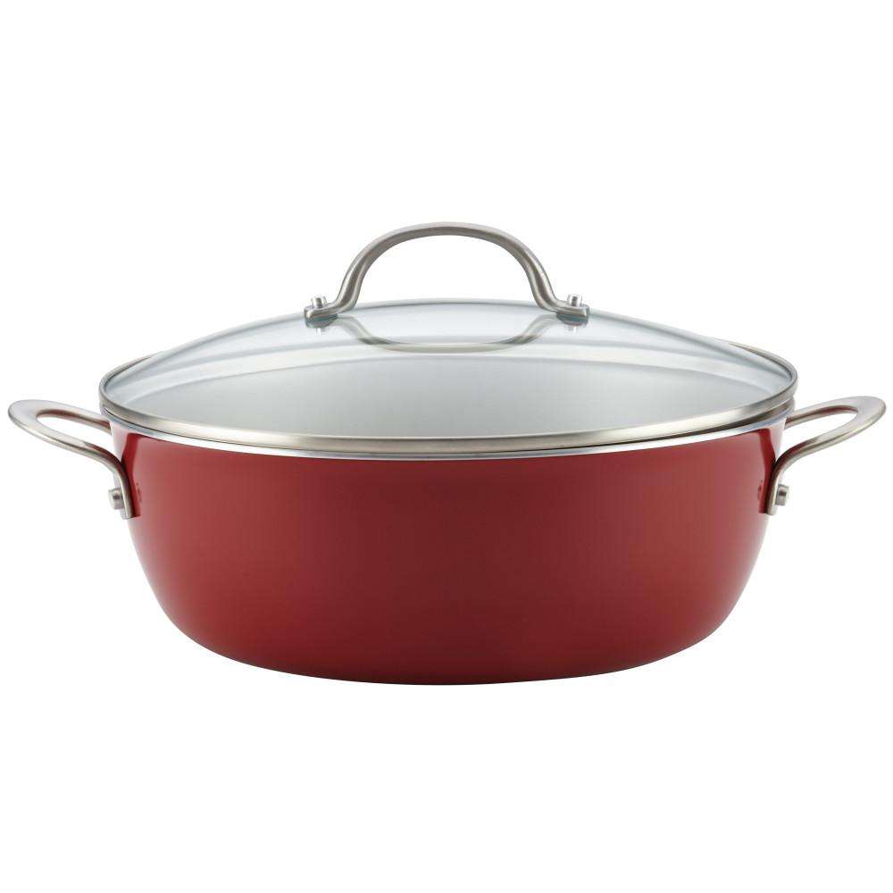 ayesha curry 7.5 qt.porcelain enamel covered one pot meal stockpo