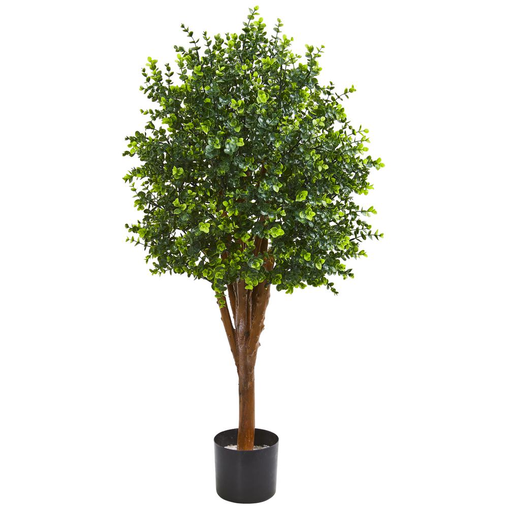 Nearly Natural Indoor/Outdoor 4 ft. Eucalyptus Artificial