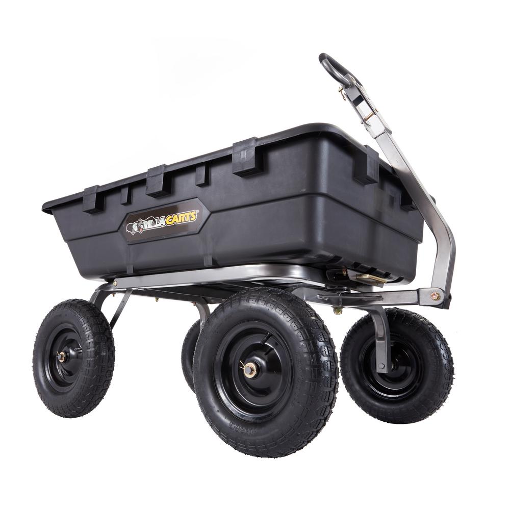 Gorilla Carts 1,500 lb. Super Heavy Duty Poly Dump Cart by Gorilla Carts