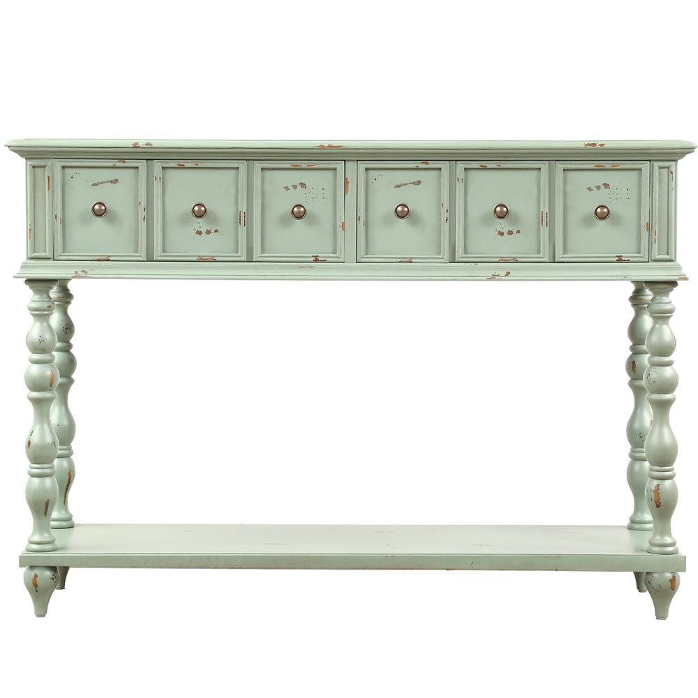 Light Mint Green Console Tables Accent Tables The Home Depot