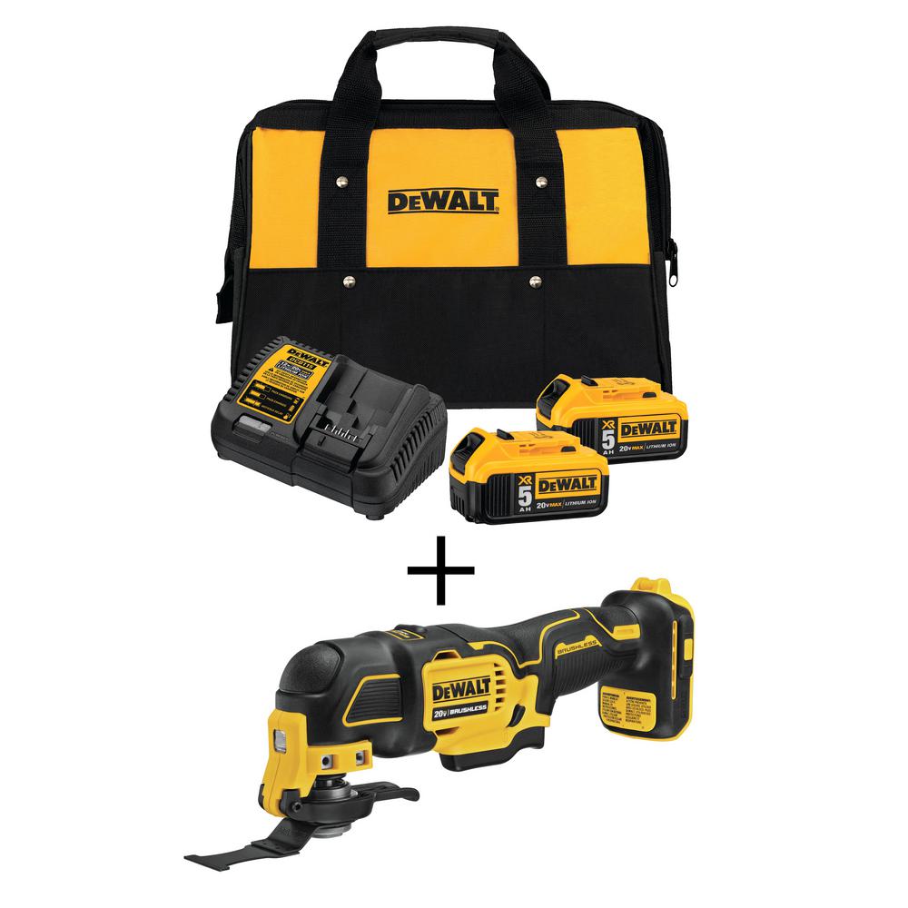 DEWALT ATOMIC 20Volt MAX Cordless Brushless Oscillating MultiTool