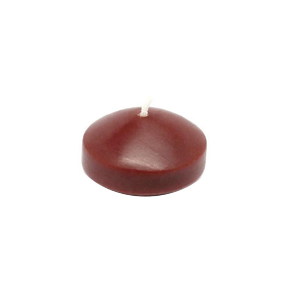Zest Candle 1 75 In Brown Floating Candles Box Of 24 Cfz 019 Brown Floating Candles Box Of 24