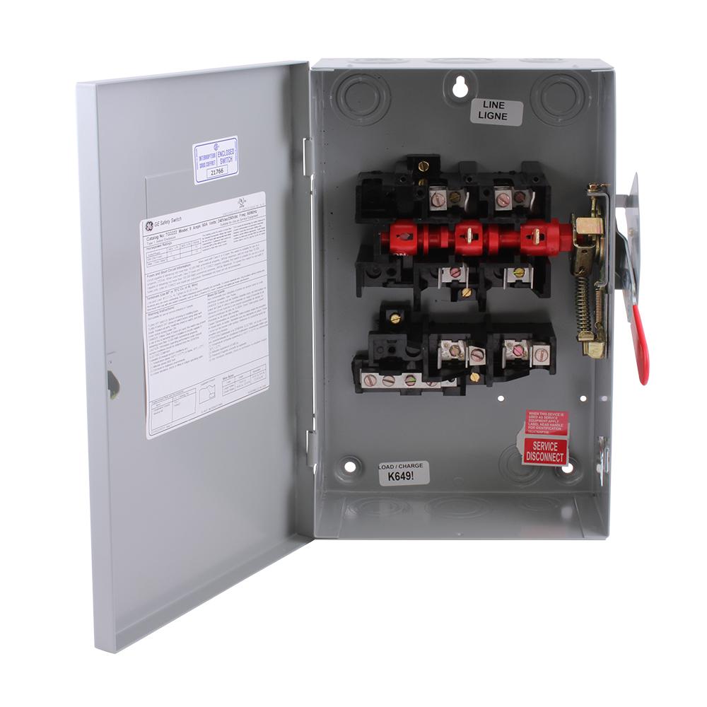 NEW GE TH3222R 60A 240V 2-Pole Service Disconnect Safety Switch