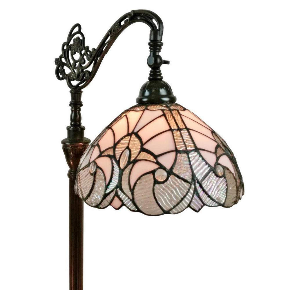 Amora Lighting 62 In White Floor Lamp