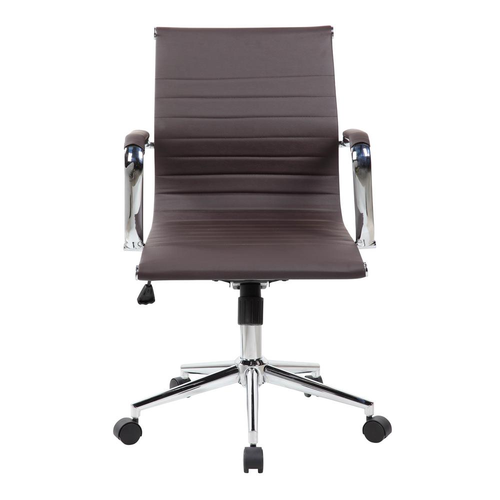 Techni Mobili Chocolate Modern Um Back Executive Office Chair