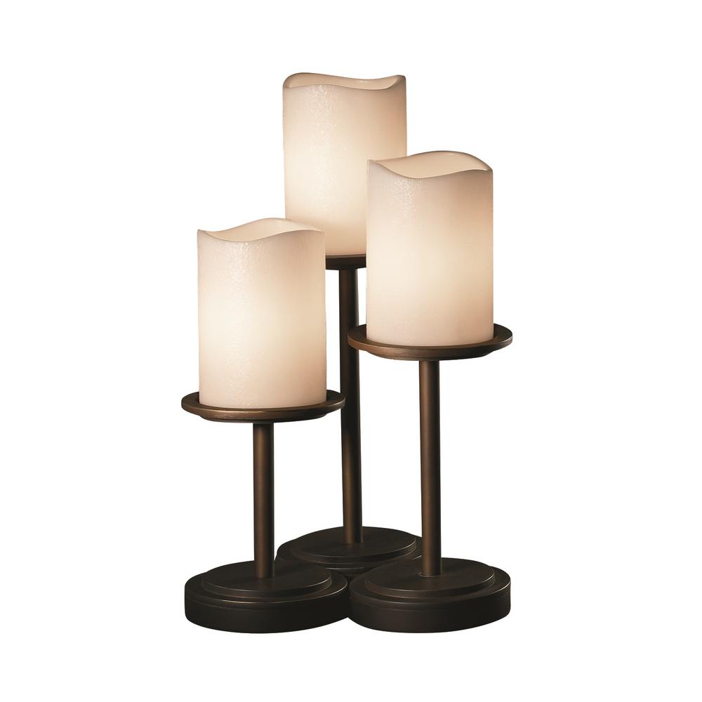 candle table lamp