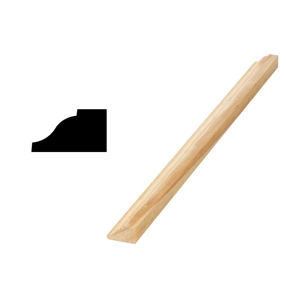 3 7//16 Unfinished Hard Wood Doorstop with Black and White Tips