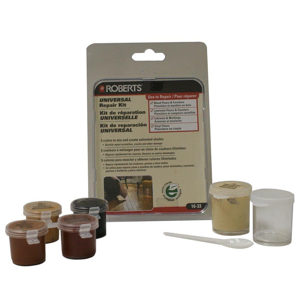 Roberts Universal Flooring, Counter, Cabinet and Furniture Repair Kit-Use with Wood, Laminate or ...