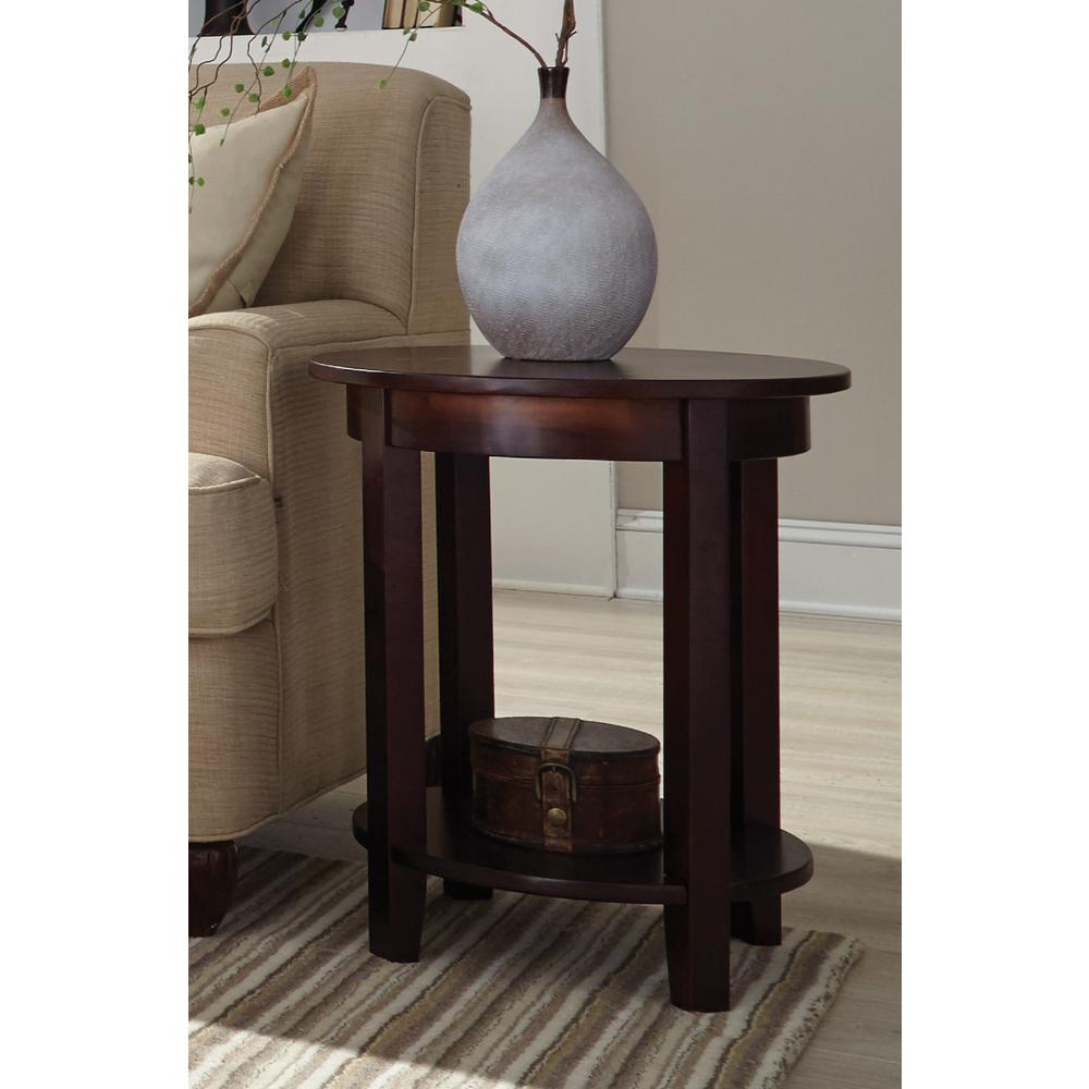 Alaterre Furniture Shaker Cottage Espresso Storage End Table Alaterre Furniture Shaker Cottage Espresso Storage End Table