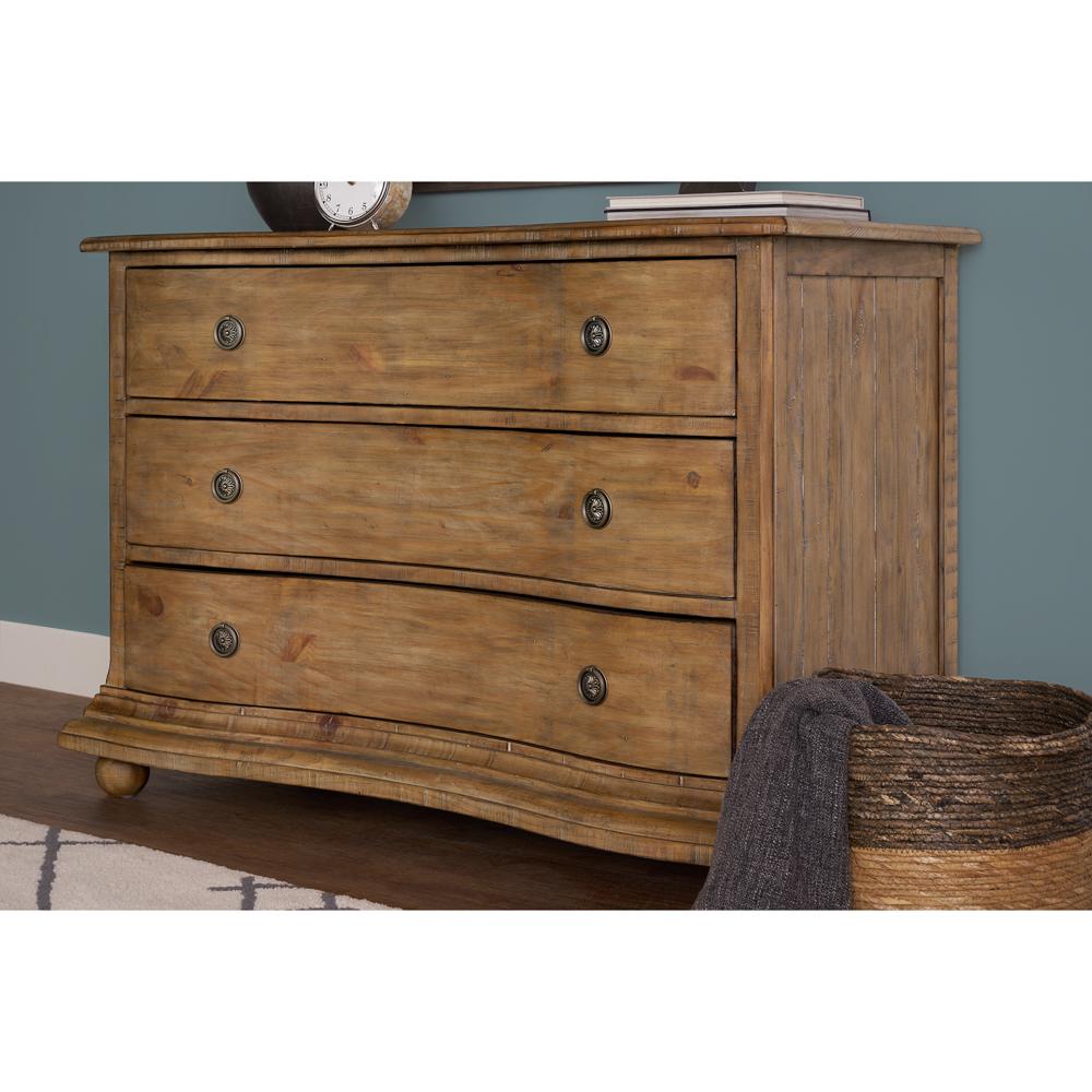 Rst Brands Ava Curved 3 Drawer Brown Chest Of Drawers Ip Crv3drwr