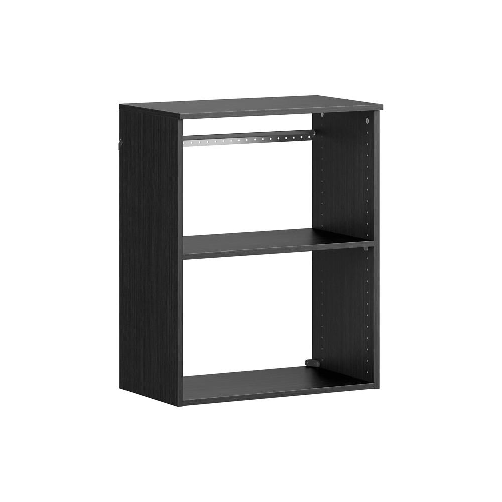 Black Wood Closet Systems Closet Systems The Home Depot
