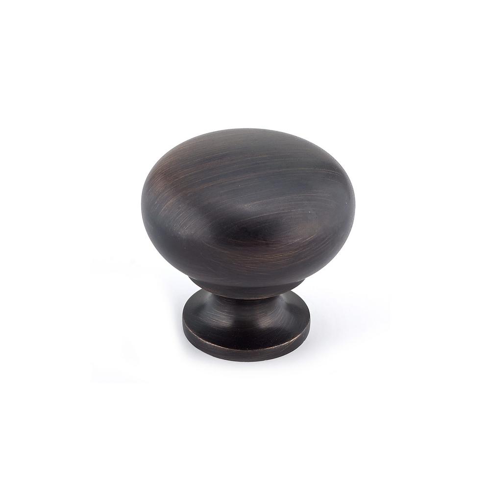 Richelieu Hardware Traditional 11/4 in. (32 mm) Matte black Round KnobBP3923900 The